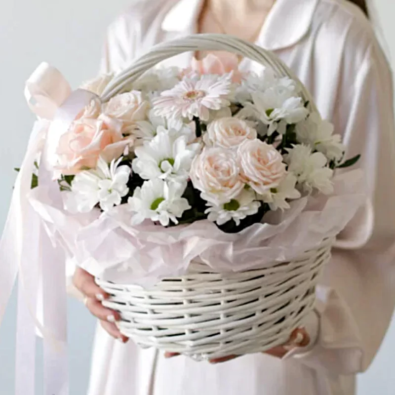 Корзины с цветами